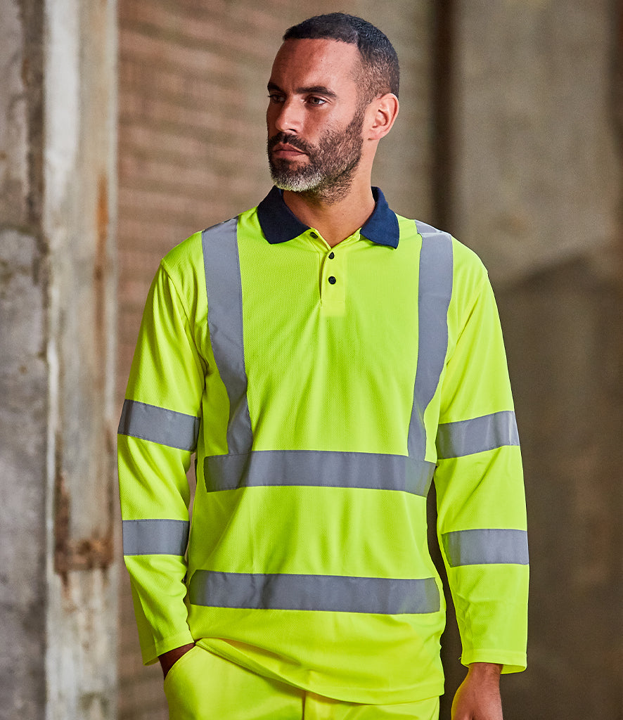 Pro Rtx High Visibility Long Sleeve Polo RX715