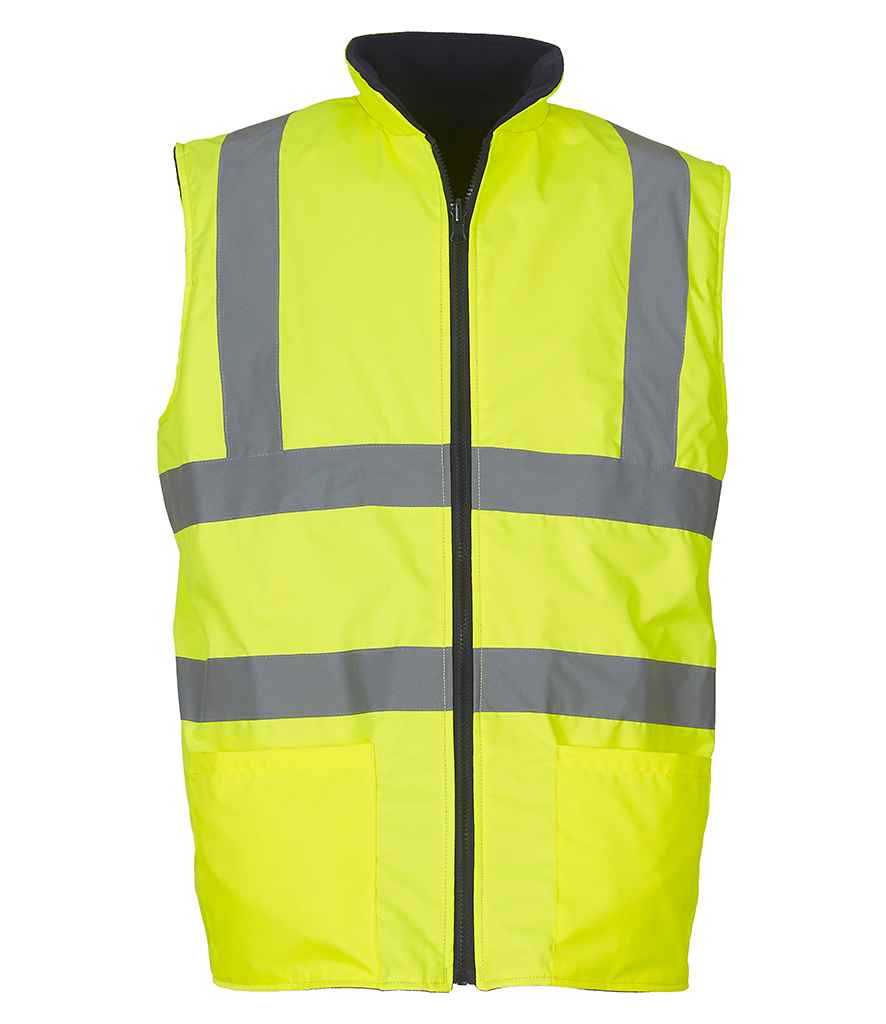 Yoko Hi-Vis Reversible Fleece Bodywarmer